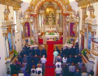 Vista geral da igreja durante a celebrao Eucarstica