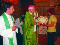 A entrega dos diplomas de catequistas