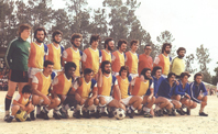 Equipa do clube Atltico de Valdevez que se sagrou campe no ano de 1976/77