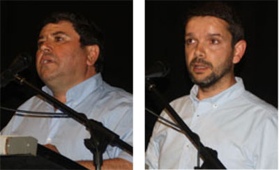 Antnio Maria Sousa (PS) e Miguel Galvo (PSD)