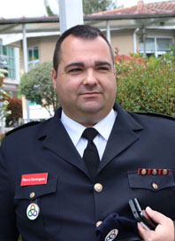 1. comandante operacional distrital de Viana do Castelo, Marco Domingues, preocupado com escassez de bombeiros