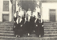 Cortejo de Oferendas de 1957  Rancho do Externato Municipal Arcuense