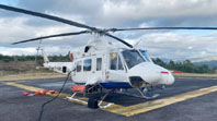 'Bell' é o único helicóptero de ataque inicial aos fogos que está sediado no Centro de Tabaçô