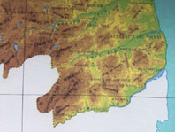 Figura 2: Carta hipsomtrica de Portugal (Instituto Hidrogrfico de Portugal)