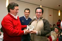Fernando Manso e Filipe Machado, com Nicolau Viana