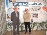 O casal Artur Alves e Josefina Cerqueira Alves