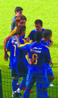 A alegria do golo com Rafael e Leo Souza em destaque