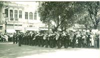 O autor com a Banda da G.N.R. no Brasil - 1965