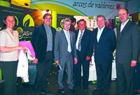 Grupo de empresrios arcuenses com o presidente da Cmara