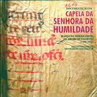 Capa de livro com a histria da Capela da Senhora da Humildade