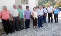 Um grupo dos muitos gondorizenses presentes