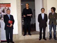 A abertura da Exposio na Casa das Artes