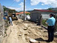 Caminho de acesso ao lugar de cima Vilaboa