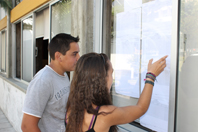 Kelly Brito e Samuel Marques ficaram radiantes com os resultados dos exames nacionais (9. ano)