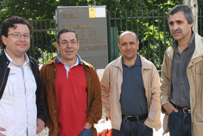 Fernando Cerqueira, manuel Oliveira, Jos Pires e Artur Afonso aderiram  greve.