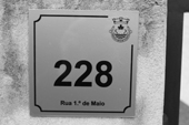 Placas toponmicas e numerao de Polcia em Prozelo