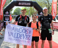 Os arcuenses Nuno Arajo, Paula Costa  e Miguel Martins