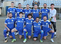 Equipa tavorense que goleou o Vila Fria