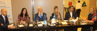 Filipa Teixeira, terceira a contar da direita, preside ao Rotary Club de Arcos de Valdevez