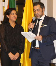 Rute Magalhes Silva, nova associada do clube rotrio arcuense, apresentada por Pedro Pinto