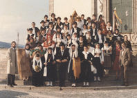 O atual Rancho Folclrico de S. Paio, um dos mais representativos do concelho,  em dia de festa