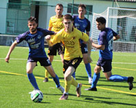 Rodrigo e Bica goleadores da tarde