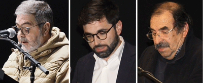 Rogrio Correia, Antnio Teixeira Rodrigues e Antnio Faria na evocao do 25 de Novembro