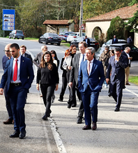 Autarcas Joo Manuel Esteves e Augusto Marinho reafirmaram urgncia em beneficiar a ligao do IC28  Fronteira da Madalena