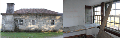 Fotos da antiga Casa Florestal na branda do Muro (Soajo), um patrimnio abandonado e vandalizado h anos