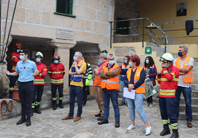 GNR, Bombeiros e Proteo Civil Municipal numa ao em Paradela (Soajo), em 2020, no mbito do programa Aldeia Segura, Pessoas Seguras