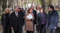Maria da Graa Carvallho (ao centro), ministra do Ambiente e Energia