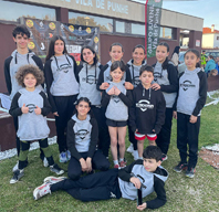 Grupo de corta-mato que participou em Vila de Punhe