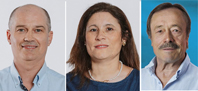 Comp�em a Comiss�o Administrativa Virg�lio Rodrigues, Cristina Ferreira e Ces�rio Ferreira Gomes